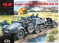 1/72 Немецкий артиллерийский автомобиль Krupp L2H143 Kfz_69 с пушкой Pak 36 _72461_