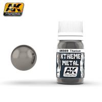 Краска Xtreme Metal Titanium_ эмаль_ 30мл _AK669_