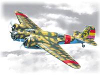 1/72 SB 2M-100_ бомбардировщик ВВС Испании_ самолет _72161_