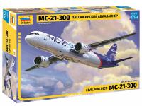 1/144 Пассажирский Авиалайнер МС-21-300 _Звезда_ 7033_