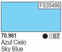 Краска Небесная синяя 17 мл (70.961)