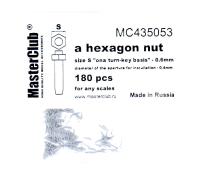 Шестигранная гайка_ 180шт__ шляпка 0_6мм_ диам_посад_отв_ 0_4мм _MC435053_