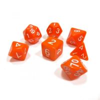 Набор из 7 кубиков для ролевых игр _оранжевый_ _Звезда_ 1148_