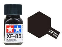 XF-85 Эмаль Black Rubber (черная резина), матовая, 10мл (Tamiya, 80385)
