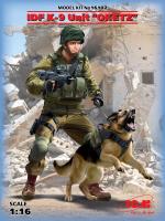 1/16 Фигура_ Офицер подразделения K-9 IDF с собакой _ICM_ 16102_