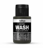 Смывка Vallejo Model Wash_ Dark Grey _темно-серая__ 35мл _Vallejo_ 76517_