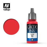 Смывка Vallejo Game Ink_ Red_ 17 мл _72086_