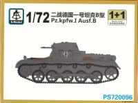 1/72 Нем_танк Pz_ Kpfw_ I Ausf_ b_ 2 модели/уп_ _S-model_ 720096_
