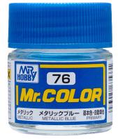 Краска акриловая Mr_Hobby Metallic Blue _синий металлик__ 10 мл _C76_