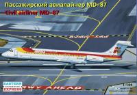 1/144 Пассажирский авиалайнер MD-87 _ВЭ_ 144110_