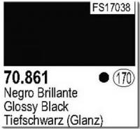 Краска Глянцевый черный 17 мл (70.861)