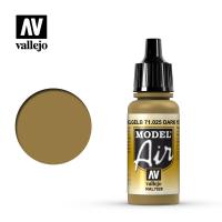 Краска Dark Yellow _темно-желтая__ RAL7028_ 17 мл _71025_