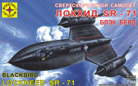 1/72 Сверхскоросной самолет _Локхид_ SR-71 BlackBird _Моделист_ 207212_