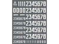 Декали Цифры для бронетехники_ Вариант 2_ Высота 6_48/12_24мм _Победа_ V35019_