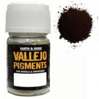 Пигмент Vallejo_ Burnt Umber_ 35 мл_ _Vallejo_ 73110_