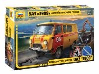 1/43 УАЗ 3909 Аварийная газовая служба _Звезда_ 43003_