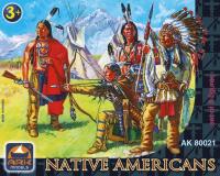 Индейцы_ набор из 8-ми фигур_ 65мм _ARKmodels_ 80021_
