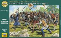 1/72 Средневековая крестьянская армия, 13-14 вв. (Звезда, 8059)