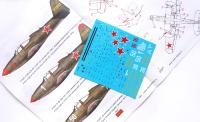 1/72 Самолет Bell P-63C-5 Kingcobra _на 5 вариантов окраски_ _Colibri_ 72084_