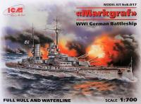 1/700 _Маркграф__ Германский линейный корабль І МВ _ICM_ s_017_