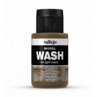 Смывка Vallejo Model Wash_ Dark Brown _темно-коричн___ для светлых цветов _Vallejo_ 76514_