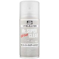 Лак Mr_Super Clear UV Cut_ спрей_ матовый_ с защитой от УФ_ 170мл _Mr_Hobby_ B523_