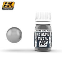 Краска Xtreme Metal Matte Aluminium (матовый алюминий), эмаль, 30мл (AK488)