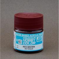 Краска акриловая Mr_Hobby RED BROWN _Красно-коричневый__ матовая_ 10 мл _H463_