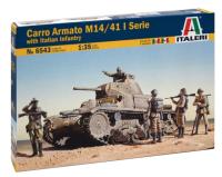 1/35 Танк Carro Armato M14/41 l Serie с итальянской пехотой _Italeri_ 6543_