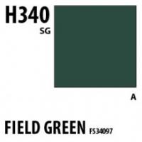 Краска акриловая Mr.Hobby Field Green FS34097 (полевой зеленый), полуглянцевая, 10 мл (H340)