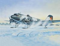 1/144 Транспортный самолет Ли-2Т_ зимняя версия _EE_ 14432_