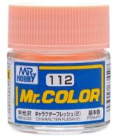 Краска акриловая Mr_Hobby Character Flesh _2_ _телесный 2__ полуглянцевая_ 10 мл _C112_