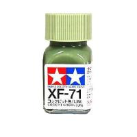 XF-71 Эмаль Cockpit Green _IJN_ _яп_авиац_интерьерный зеленый__ матовая_ 10мл _Tamiya_ 80371_