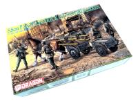 1/35 Немецкая пехотная тележка с 8_8см панцершреком + лошадь + 5 фигур _Dragon_ 6104_