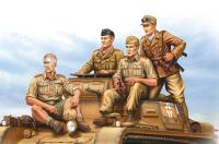 1/35 Фигуры Нем_ танковый экипаж в тропической форме _HobbyBoss_ 84409_