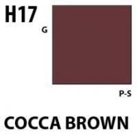 Краска акриловая Mr_Hobby Cocoa Brown _коричневый какао__ глянцевая_ 10 мл _H17_