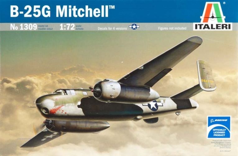 1/72 Самолет B-25G Mitchell (Italeri, 1309) - МурманХобби