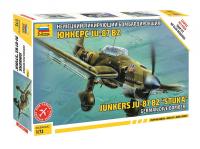 1/72 Немецкий пикирующий бомбардировщик Ju-87B2 _Stuka_ _Звезда_ 7306_