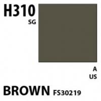 Краска акриловая Brown FS30219 (коричневый), полуглянцевая, 10 мл (H310)