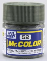 Краска акриловая Mr_Hobby Field Gray _2_ _полевой серый 2__ матовая_ 10 мл _C52_