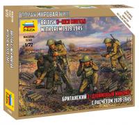 1/72 Британский 3-хдюймовый миномет с расчетом 1939-42гг _Звезда_ 6168_