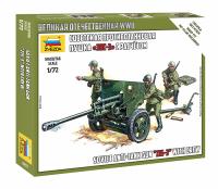 1/72 Советская противотанковая пушка ЗИС-3 с расчетом _Звезда_ 6253_