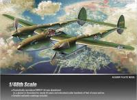 1/48 Самолет P-38F _Лайтнинг_ _Academy_ 12208_