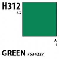 Краска акриловая Mr.Hobby Green FS34227 (зеленый), полуглянцевая, 10 мл (H312)