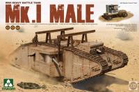 1/35 WWI Heavy Battle Tank Mk_I Male 2 in 1 _Takom_ 2031_