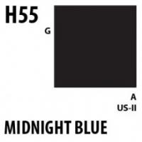 Краска акриловая Mr.Hobby Midnight Blue (полуночный синий), глянцевая, 10 мл (H55)