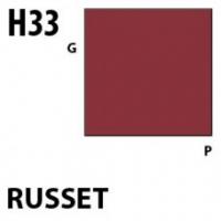 Краска акриловая Mr.Hobby Russet (красно-коричневый), глянцевая, 10 мл (H33)