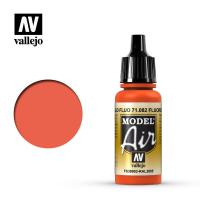 Краска Fluorescent Red _флюоресцентный красный__ акрил_ 17 мл _Vallejo_ 71082_