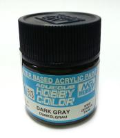 Краска акриловая Mr_Hobby Dark Gray _Dunkelgrau_ _темно-серая__ матовая_ 10 мл _H513_