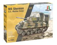 1/35 Американский танк M4A2 Sherman, корпус морской пехоты (Italeri, 6583)